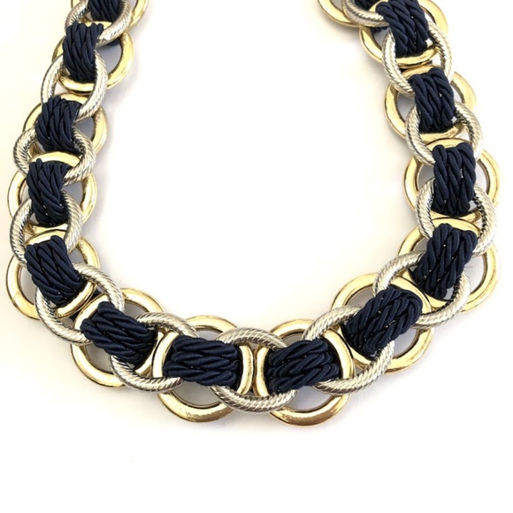 Banana Republic Jewelry - Banana Republic Double Link Rope Necklace NAVY NWT Banana Republic Jewelry - Banana Republic Double Link Rope Necklace NAVY NWT